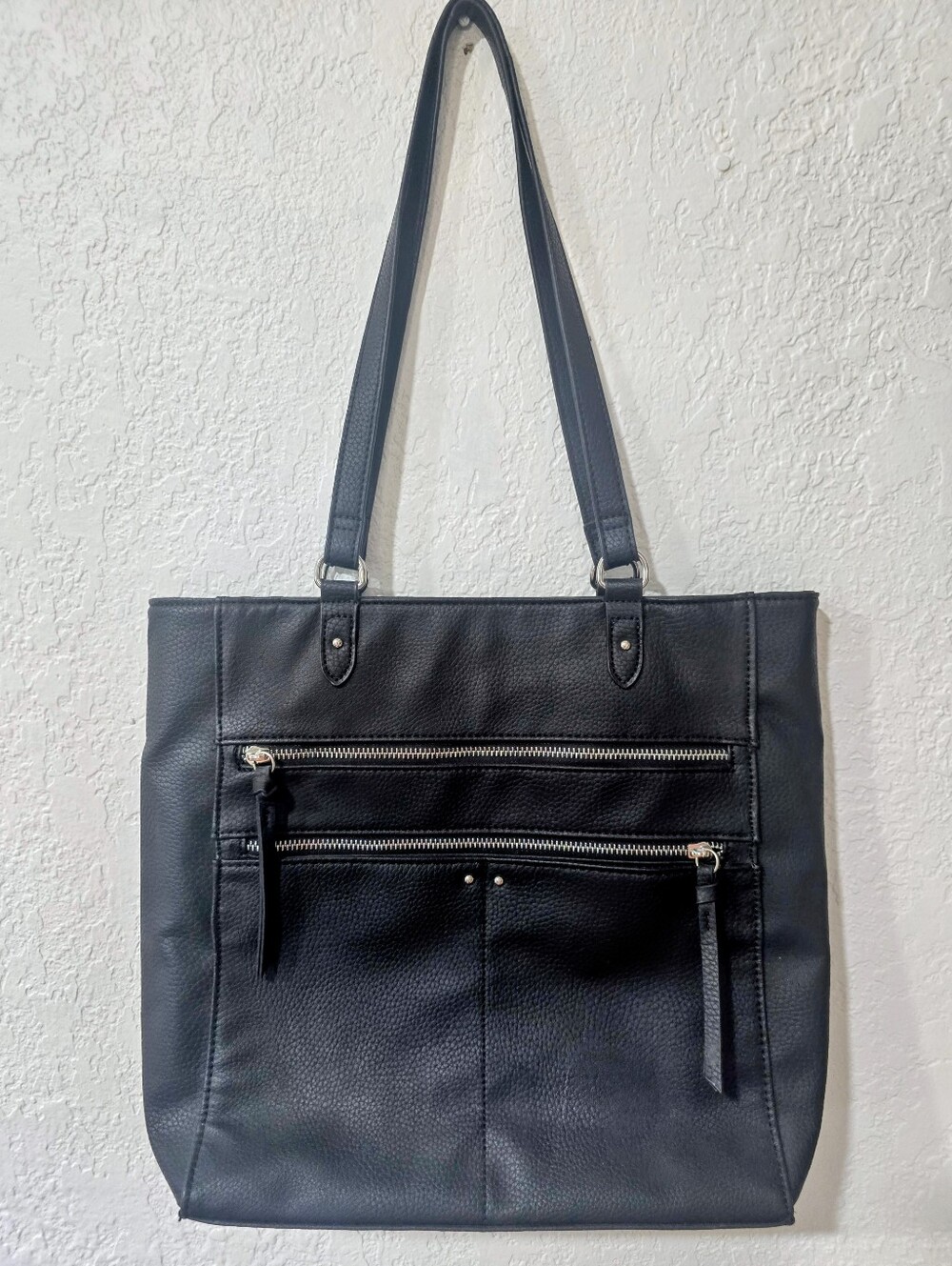 Bueno of California Pebble Textured Vegan Leather Shoulder Purse